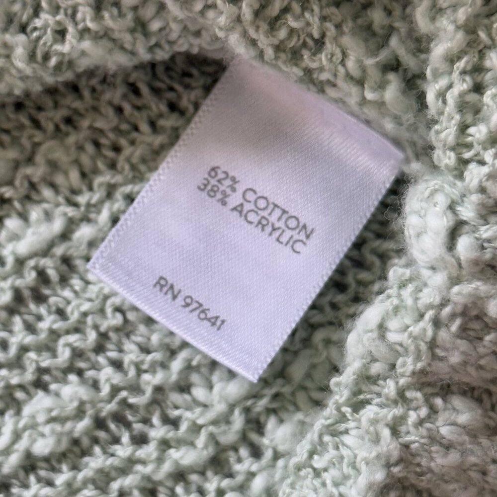 J. Jill Size Large Textured Prickly Pear Green Cardigan Sweater Button Front NEW - Picture 8 of 12